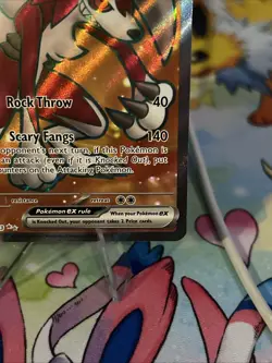 Pokemon TCG Lycanroc EX Scarlet & Violet Paldea Evolved Holo Ultra Card 241/193 - Image 5