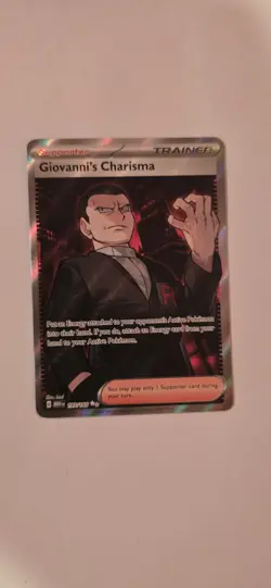 Pokemon Card TCG - Giovanni's Charisma 197/165 - S&V 151 - NM - Image 1