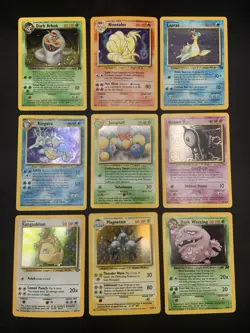 Vintage Pokemon Rare Holo Card Lot - WOTC Era Only Collection - 1999-2001 MP/HP - Image 1