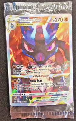 Lucario VSTAR SWSH291 SWSH: Sword & Shield Promo Cards Holo - *SEALED* - Image 1