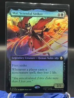 Mai, Scornful Striker (Extended Art) Avatar: The Last Airbender Foil - Image 1