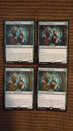 Magic: the Gathering / MtG Slippery Bogbonder x4 Mixed Sets - Image 1