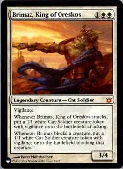 Brimaz, King of Oreskos from The List Reprints, #5/165 in LP condition - Image 1