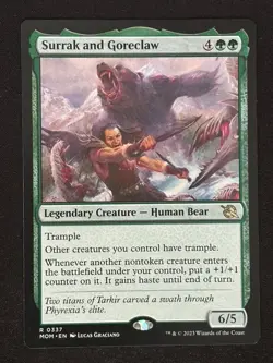 1x MTG Surrak and Goreclaw - March of the Machine (MOM) #337 - Magic - Image 1