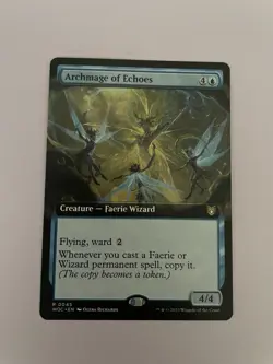 Archmage of Echoes (Extended Art) Commander: Wilds of Eldraine Regular - Image 1
