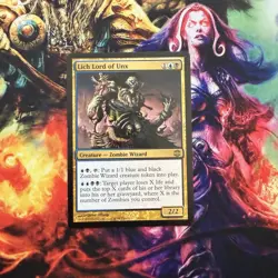 MTG Magic the Gathering Lich Lord of Unx (24/149) Alara Reborn NM - Image 1
