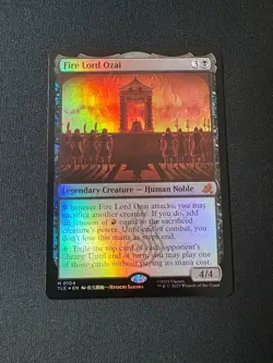 2025 MTG Avatar The Last Airbender Fire Lord Ozai Foil #104 - Image 1