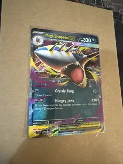 Mega Sharpedo ex 061/094 Double Rare Phantasmal Flames Pokemon NM - Image 3