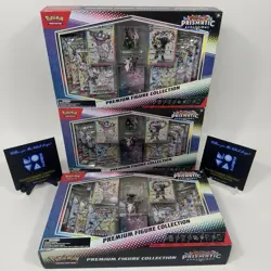 Pokemon Scarlet & Violet Prismatic Evolutions Premium Figure Collection Lot Of 3 - Image 1