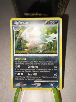 Pokemon Shiftry 13/111 Rising Rivals Holo Rare LP - Image 2