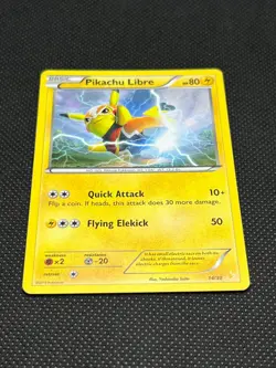 Pokemon Tcg Pikachu Libre 14/30 Trainer Kit Non Holo - Image 2
