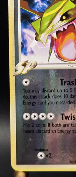 2009 Pokemon TCG ~ Rayquaza C 8/147 ~ Supreme Victors ~ Reverse Holo ~ See Pics - Image 2