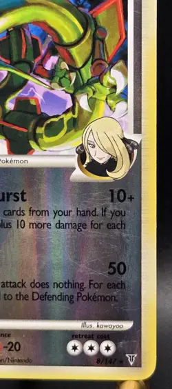 2009 Pokemon TCG ~ Rayquaza C 8/147 ~ Supreme Victors ~ Reverse Holo ~ See Pics - Image 4