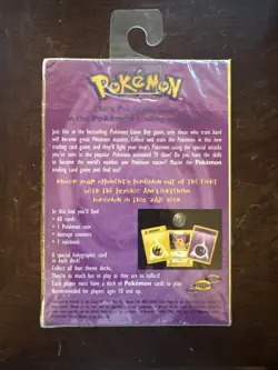 WOTC 1999 Pokemon Zap! Theme Deck Factory Sealed Vintage - Image 2