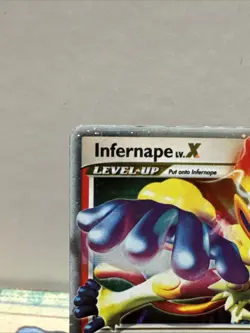 Pokemon TCG Infernape LV.X DP10 Black Star Promo 2007 Played - Image 2