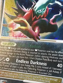 Pokemon Diamond & Pearl Darkrai Lv X Promo DP19 Holo Rare Mp Swirl - Image 4