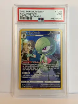 2022 Pokemon SWSH FA Gardevoir Astral Radiance #TG05 PSA Graded Mint 9 - Image 1