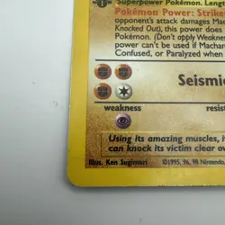 1999 Pokemon Set 1st Edition Machamp Holo #8/102 - Image 2