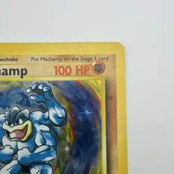 1999 Pokemon Set 1st Edition Machamp Holo #8/102 - Image 5