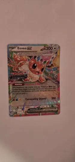 Pokemon TCG Eevee EX 075/131 - Prismatic Evolutions Stamped English Holo - Image 1