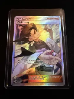 2019 Pokemon TCG Trainer Grimsley Full Art 234/236 Cosmic Eclipse - Image 1