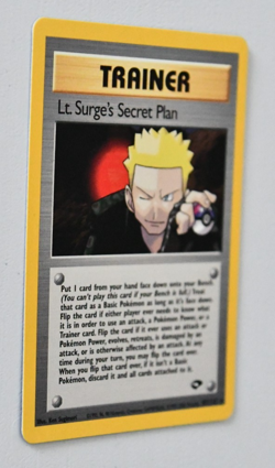 Lt. Surge's Secret Plan 107/132 Pokemon Gym Challenge, Ungraded, Near Mint - Image 3