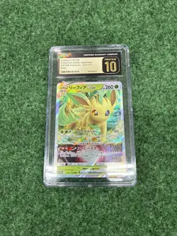 Pokemon CGC 10 Pristine Leafeon VSTAR 012/172 Holo A2 - Image 1