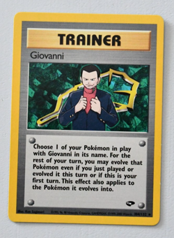 Giovanni 104/132 Pokemon Gym Challenge Regular, Non-holo, Ungraded, Near-mint - Image 1