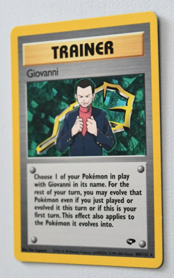 Giovanni 104/132 Pokemon Gym Challenge Regular, Non-holo, Ungraded, Near-mint - Image 2