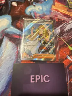 Lillie's Determination SR 169/132 Pokemon Mega Evolution NM - Image 1