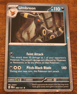 Pokemon Scarlet & Violet Prismatic Evolutions Umbreon Holo 059/131 #2 - Image 1
