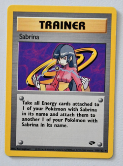 Sabrina 110/132 Pokemon Gym Challenge Regular, non-holo. Ungraded, Near Mint - Image 1