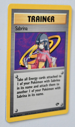 Sabrina 110/132 Pokemon Gym Challenge Regular, non-holo. Ungraded, Near Mint - Image 3