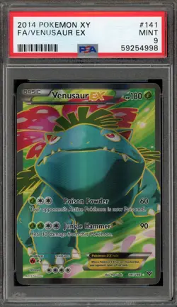 Pokemon Venusaur EX XY Full Art #141 PSA 9 Mint - Image 1