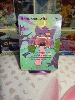 Pokederp Holo ShadowBud Big Boy Gengar JWillyGuy Pokemon “Fan Art” Non TCG - Image 1