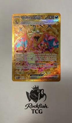 Pokemon TCG Charizard EX Sv03: Obsidian Flames 228/197 Near Mint Condition - Image 1