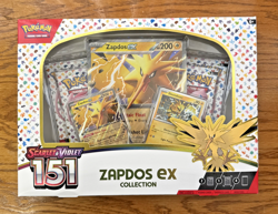 Pokemon TCG: Scarlet & Violet - 151 - Zapdos EX Collection Box! New, Sealed! - Image 1