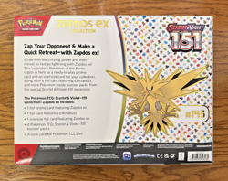 Pokemon TCG: Scarlet & Violet - 151 - Zapdos EX Collection Box! New, Sealed! - Image 2