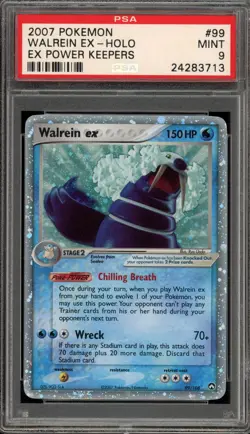 Pokemon Walrein ex EX Power Keepers Holo Ultra Rare #99 PSA 9 Mint - Image 1