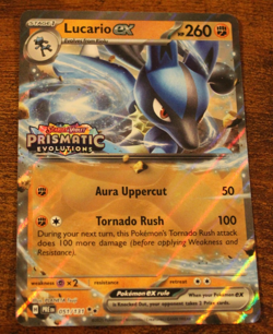 Pokemon Scarlet & Violet Prismatic Evolutions Lucario ex 051/131 #2 - Image 1