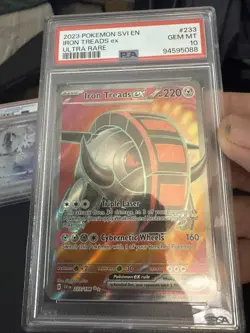 Pokemon Iron Treads ex Scarlet & Violet Ultra Rare #233 PSA 10 Gem Mint - Image 1