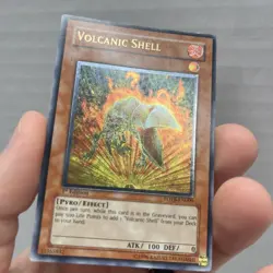 Yugioh Volcanic Shell FOTB-EN009 Ultimate Rare 1st Ed LP - Image 3