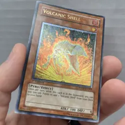 Yugioh Volcanic Shell FOTB-EN009 Ultimate Rare 1st Ed LP - Image 4