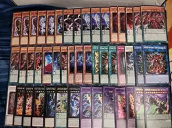 Yugioh 48 Card D/D/D Deck Core King Zeus Ragnarok Wave King Machinex Abyss - Image 1