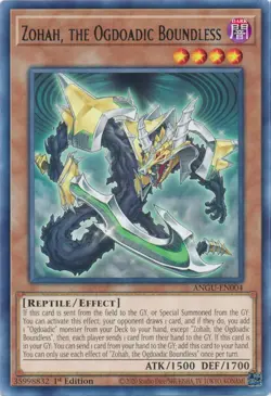 Yugioh - Zohah, the Ogdoadic Boundless (Rare) (1st Edition) - ANGU-EN004 P - Image 1