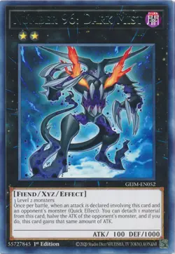 Yugioh - Number 96: Dark Mist (Rare) (1st Edition) - GEIM-EN052 P - Image 1