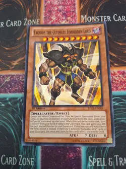 Yugioh Exodius the Ultimate Forbidden Lord BP02-EN063 Common 1st Edition NM - Image 1