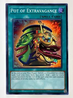 Yu-Gi-Oh Pot of Extravagance RC04-AE060 Super Rare Asian English - Image 2