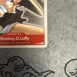 Monkey D Luffy - P-022 - One Piece - English - Promo - Non Foil - Image 4