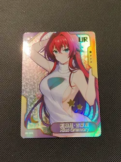 UR-006 Rias Gremory Highschool DXD Goddess Story Senpai Goddess Haven Holo Card - Image 1